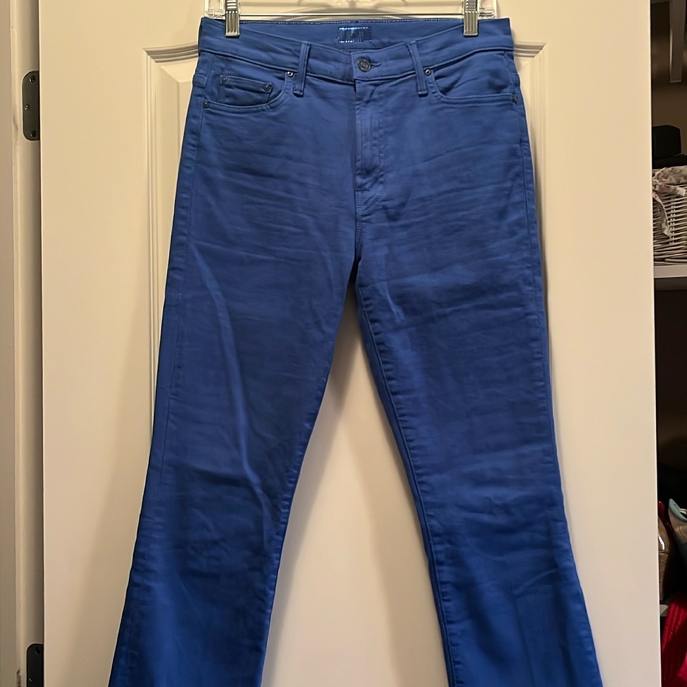 Mother Insider Crop Step Fray in play date size 28